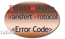 Code erreur SMTP